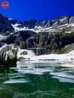 Aqua Glacier Waters Kane Lake