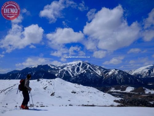 Ski Mountaineer Prospect Peak Baldy