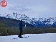 Skiing Stanley Creek Ridge