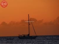 Ocean Hapuna Beach Kona Sunset