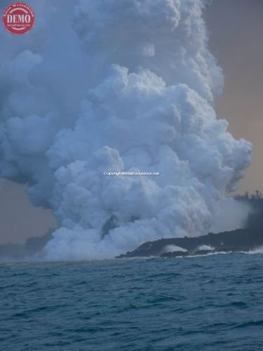 Lava Ocean Volcano National Park