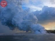 Volcano National Park Hawaii Lava Ocean