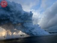 Steam Tornado Lava Ocean Hawaii