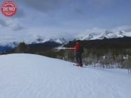 Back Country Skier Sawtooth Wilderness