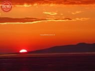 Coastal Mountains Alaska Sunset