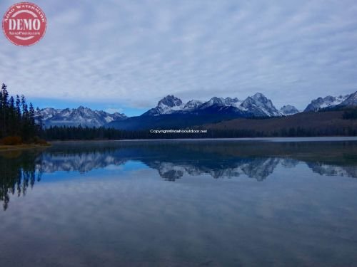 Reflections Fall Little Redfish Lake