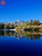 Sun Valley Lake Bald Mountains Reflections