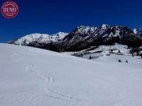 Ski Tracks Boulder Mountain Wilderness