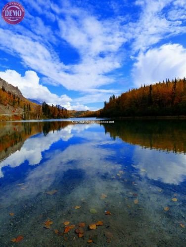 Alaska Mountain Lake Matanuska River