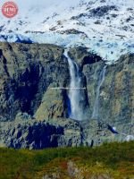 Meares Glacier Waterfall Alaska
