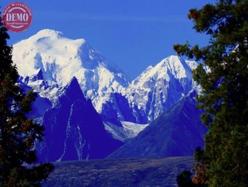 Glacial Filled Pinnacles Denali